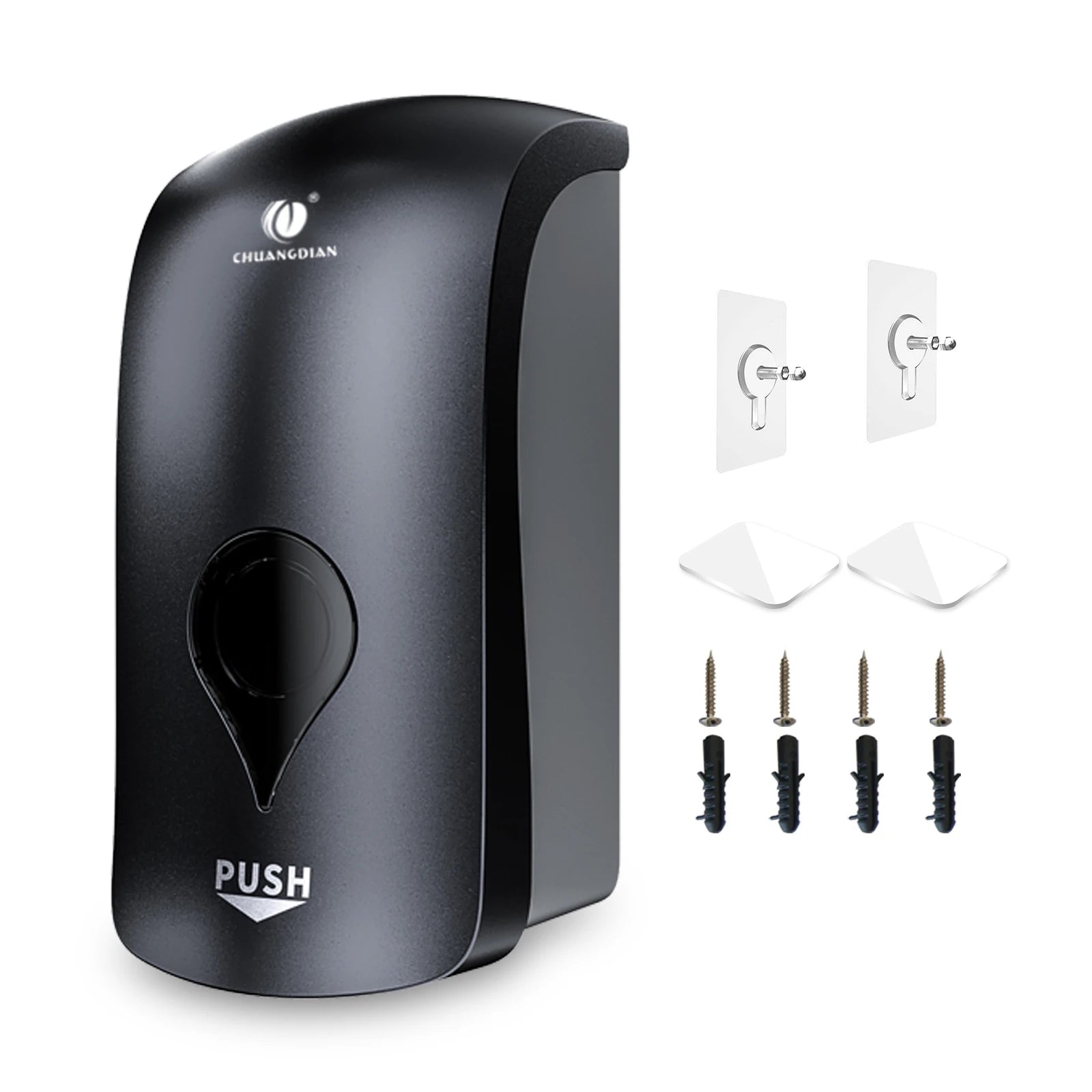 Large Foam Soap Dispenser Wall Mount 1000ML Foaming Soap Dispenser Kitchen Bathroom Foam Pump Manual Soap Dispenser Clear