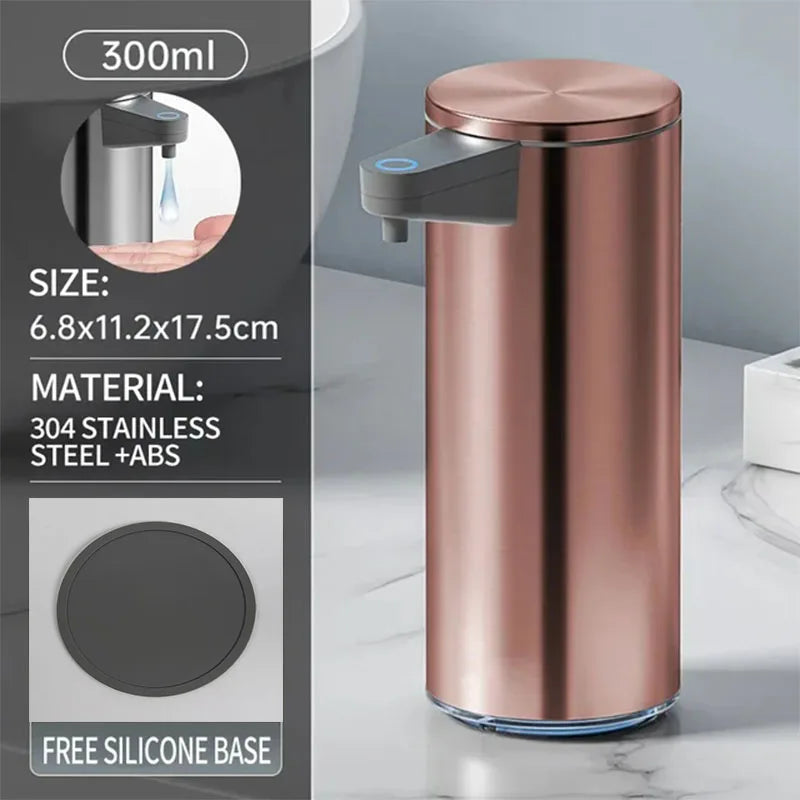 Stainless Steel Soap Dispenser Electric Non-Contact Infrared Sensor Soap Dispenser Liquid Dispenser For Home Kitchen Bathroom