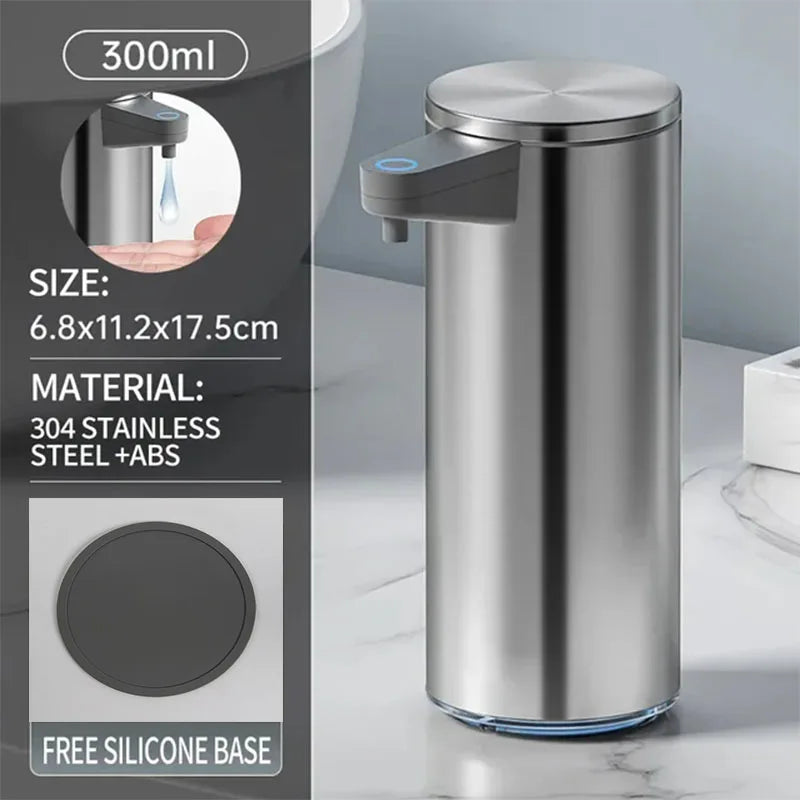 Stainless Steel Soap Dispenser Electric Non-Contact Infrared Sensor Soap Dispenser Liquid Dispenser For Home Kitchen Bathroom