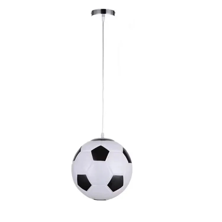 Basketball Pendant Light Modern LED Chandelier for Kids Room Living Room & Restaurant Sports Themed Hanging Fixture