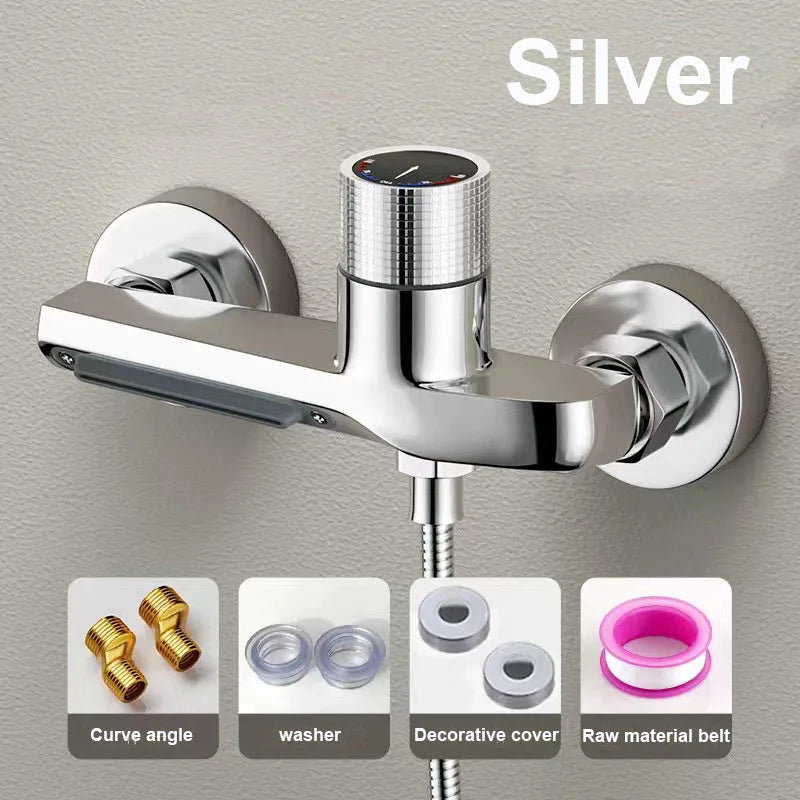Brass Bathroom Shower Faucet Mixing Valve Shower Shower Set Bathtub Mixing Switch Hot and Cold Faucet Shower Faucet