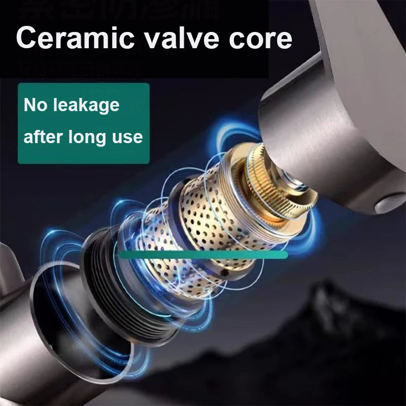 Kitchen Faucet Wash Basin Faucet Hot And Cold Wash Basin Dishwashing Pool Sink Splash-proof Boosting Hot And Cold Faucet