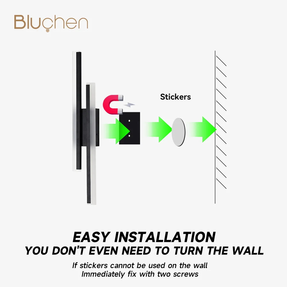 Battery Operated Wall Lamp Usb C Modern Wirless Wall Lights Rechargeable 4400mAh Wall Lighting Fixtures Indoor for Living Room