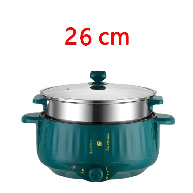 Electric MultiCookers Single/Double Layer 1-2 People Household Non-stick Pan Hotpot Noodles Rice Cooker Cooking Appliances