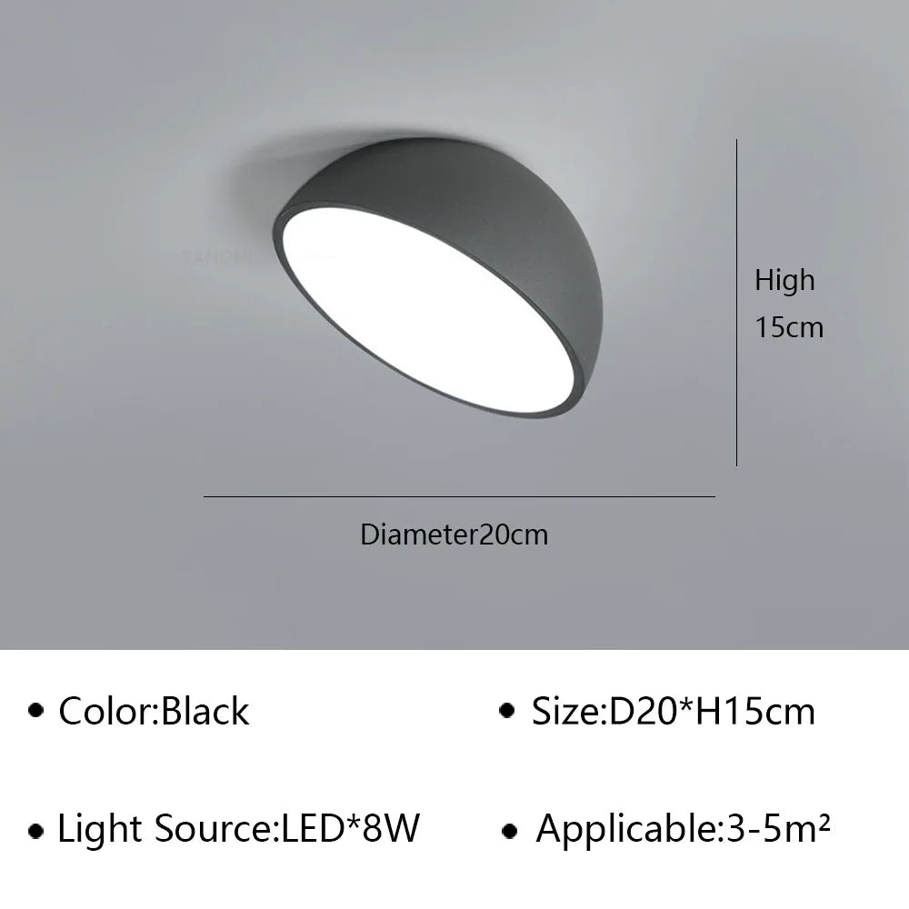 Modern LED Simple Ceiling Lamp for Living Dining Room Bedroom Aisle Chandelier Home Decoration Indoor Lighting Fixture Luster