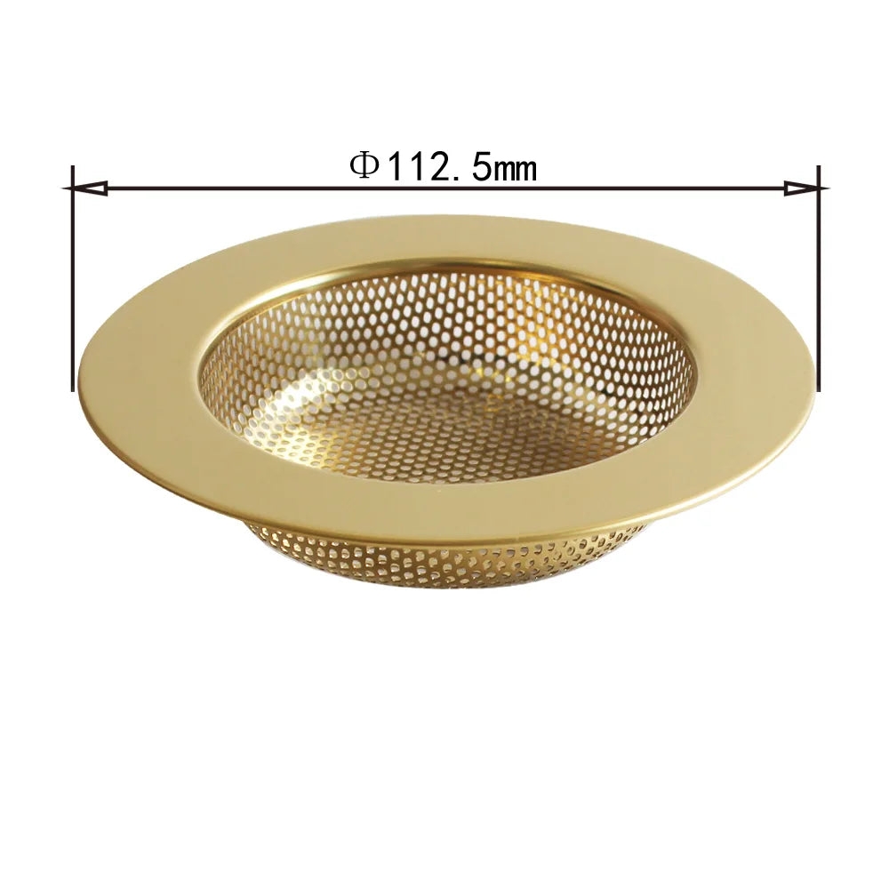 Talea 114MM Drain Basket Filter Hair Catcher Golden Color QS419C012
