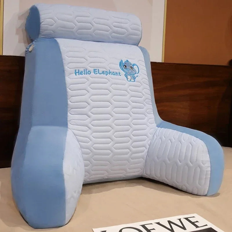 2025 Ice Shreds Pillow Panda Increase in Height Lumbar Support Detachable Washable Cushion Student Dormitories Bed Backrest