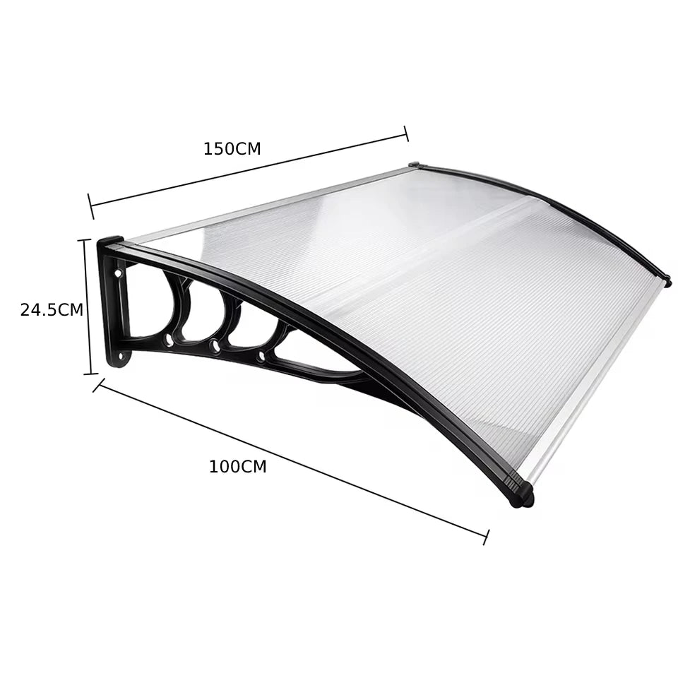 Window Door Awning Canopy Window Awning Front Door Overhang Awning for Sun Shutter For Store Entrance Home Balcony Awning Bracke