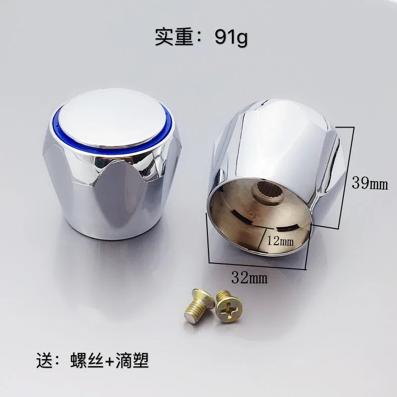 Faucet Handle Universal Washbasin Replacement Handle Knob Hot Cold Sink Tap Switch for Kitchen Bathroom Hardware Accessories