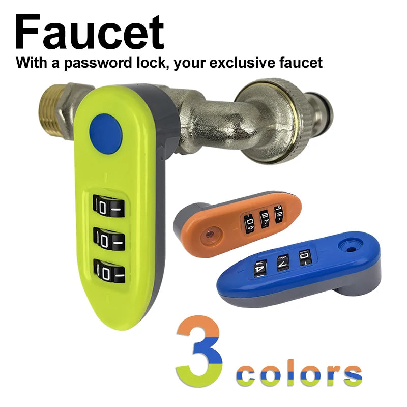 A Faucet with A Password Lock, Suitable for Outdoor Gardens, Public Places, Made of Brass, Pipe Fitting Connected Valve