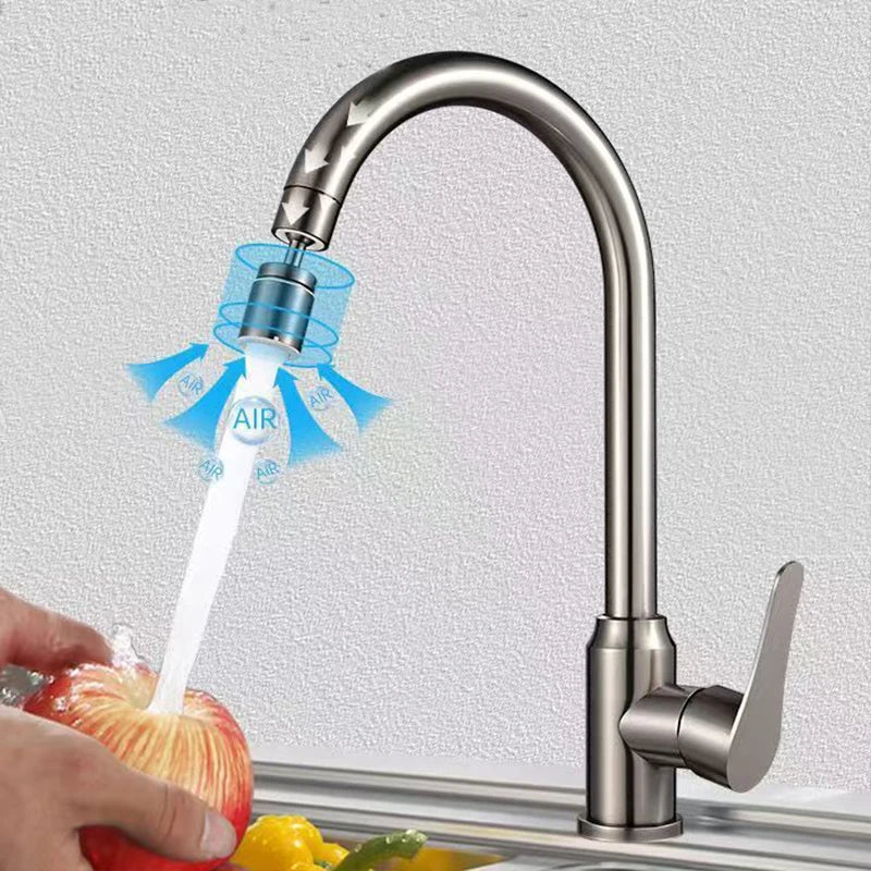 Kitchen Faucet Wash Basin Faucet Hot And Cold Wash Basin Dishwashing Pool Sink Splash-proof Boosting Hot And Cold Faucet