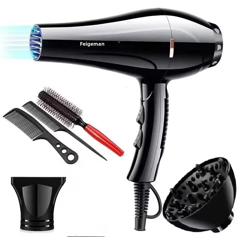 Powerful Hair Dryer For Home And Salon Non-Damaging To Hair Ideal For Students Dormitory Large Power Electric Blow Dryer