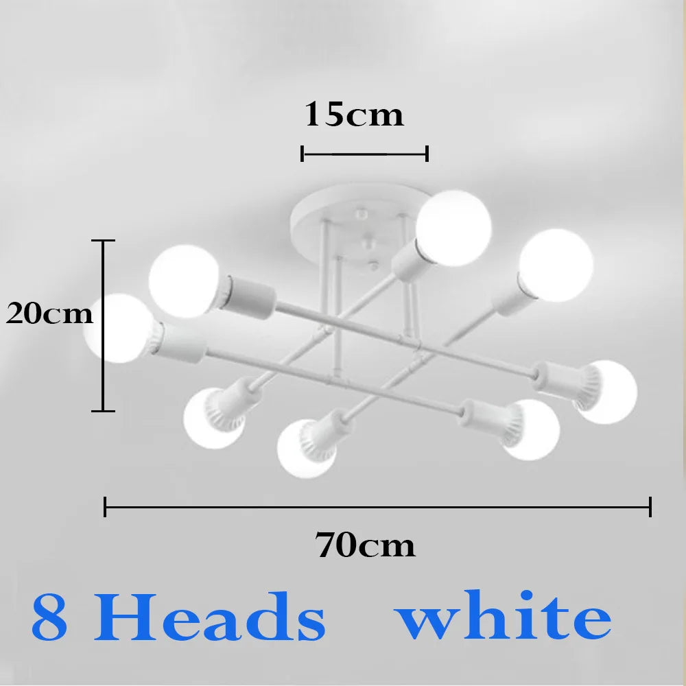 Nordic Minimalist Pendant Light Ceiling Lamp LED Chandelier Suitable for Bedrooms Living Rooms Black Gold Lighting Decoration