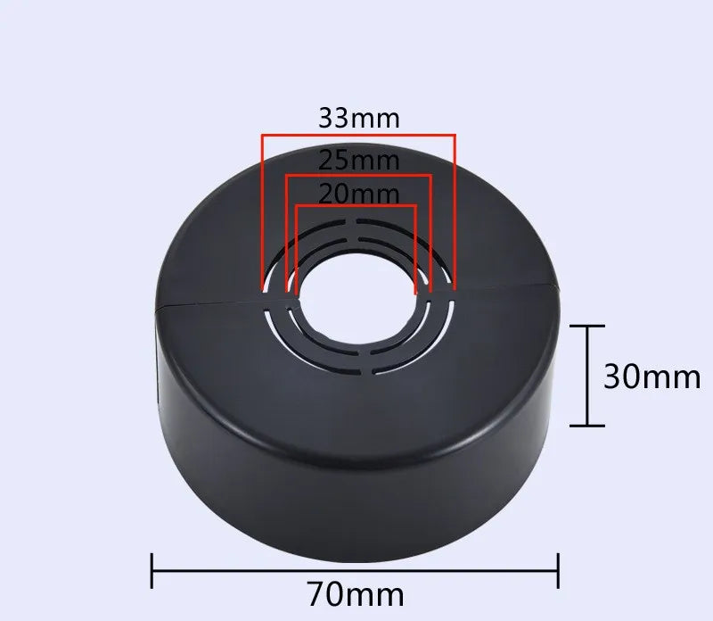 Shower Kitchen Faucet Decorative Cover Water Pipe Connector Adjustable Wall Covers Casette Heighten Valve Panel Tap Accessories