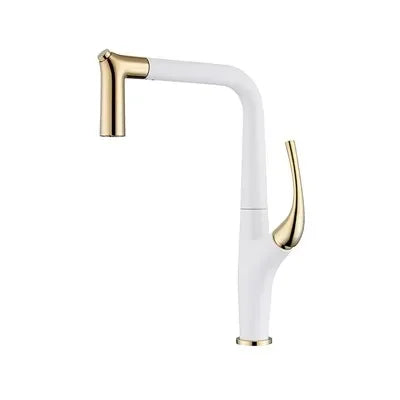 Pull Out Water Filter Tap Brass Crane For Deck Mounted Black  Sink Mixer 3 Way Kitchen Faucet