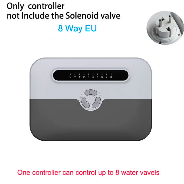 Smart Sprinkelr Controller 8 Zone, WiFi Indoor Irrigation Controller, Supports Rain Sensor, Pump Control