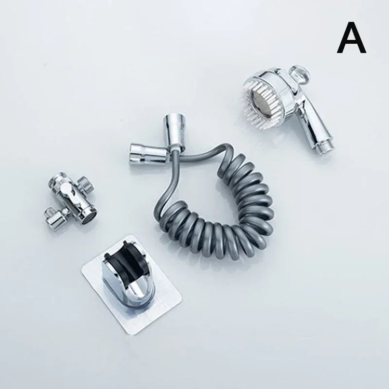 Bathroom Pressurized Shower Head Kit for Washbasin Faucet Nozzle Faucet Hand Wall Mounted Shower Head Sink Hose Sprayer Set