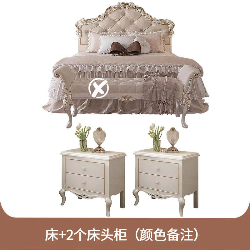 Clear Decoration Bed Lounge Unique Creative Designer Modern Luxury Nordic Bed Save Space Girls Letto Matrimoniale Home Products
