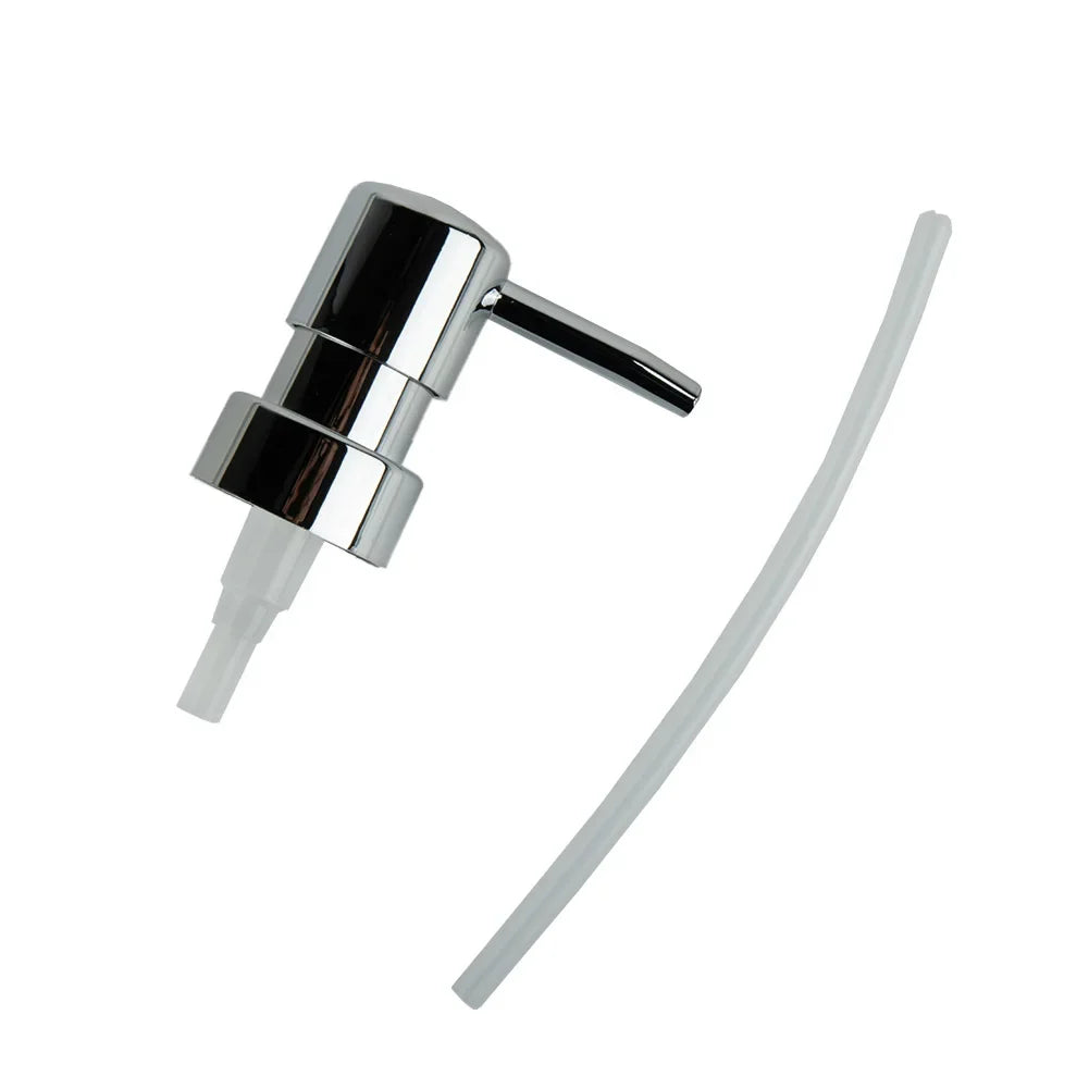 1 Set Premium Soap Pump Heads: 28 Thread, ABS Round Head Lotion Dispenser for Bath Bottles, Press Nozzle Design for Easy Use