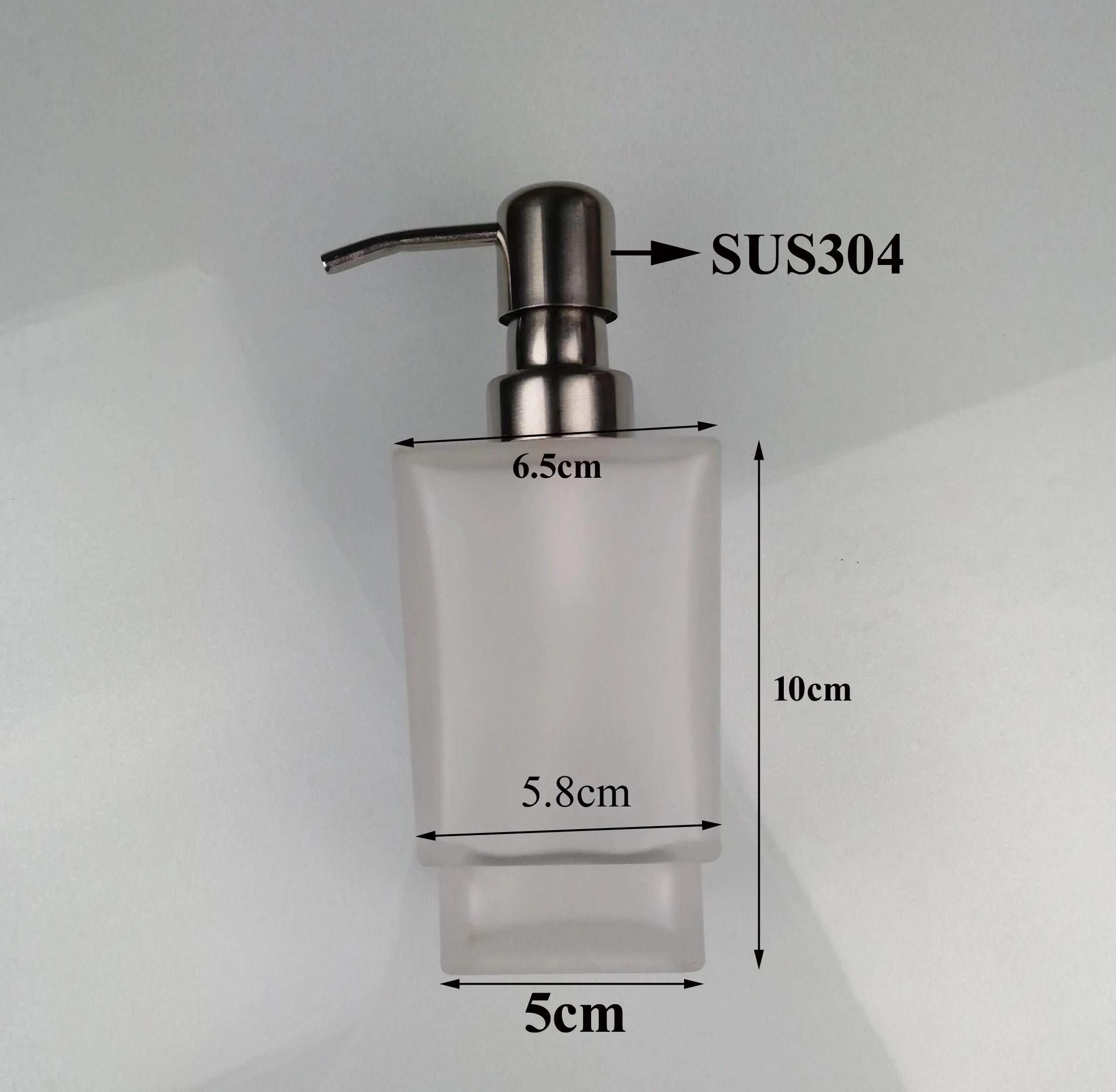 bathroom wall mounted square glass soap dish, liquid soap dispenser, toilet brush holder, toothbrush cup with SUS304 rack