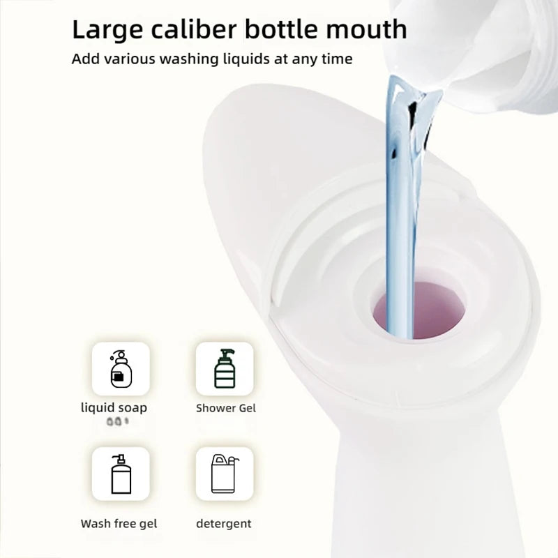 Fully Automatic Sensor Soap Dispenser 200ML High Quality Dispenser Waterproof for Kitchen Bathroom Washroom Handpiece