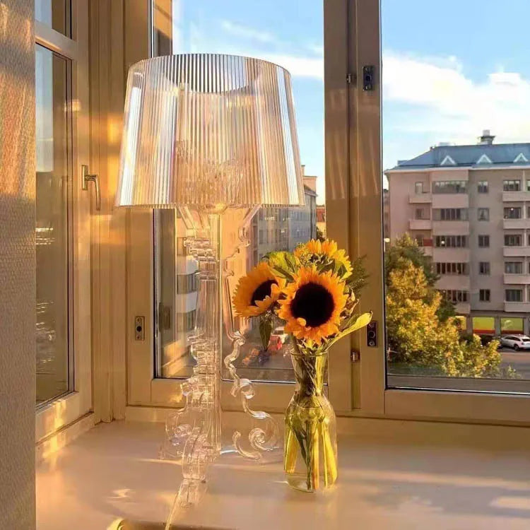 Baroque Ghosting Table Lamps  Acrylic Desk Lamp Creative Simplicity for Bedroom Study Room Personalized Decoration Room Decor