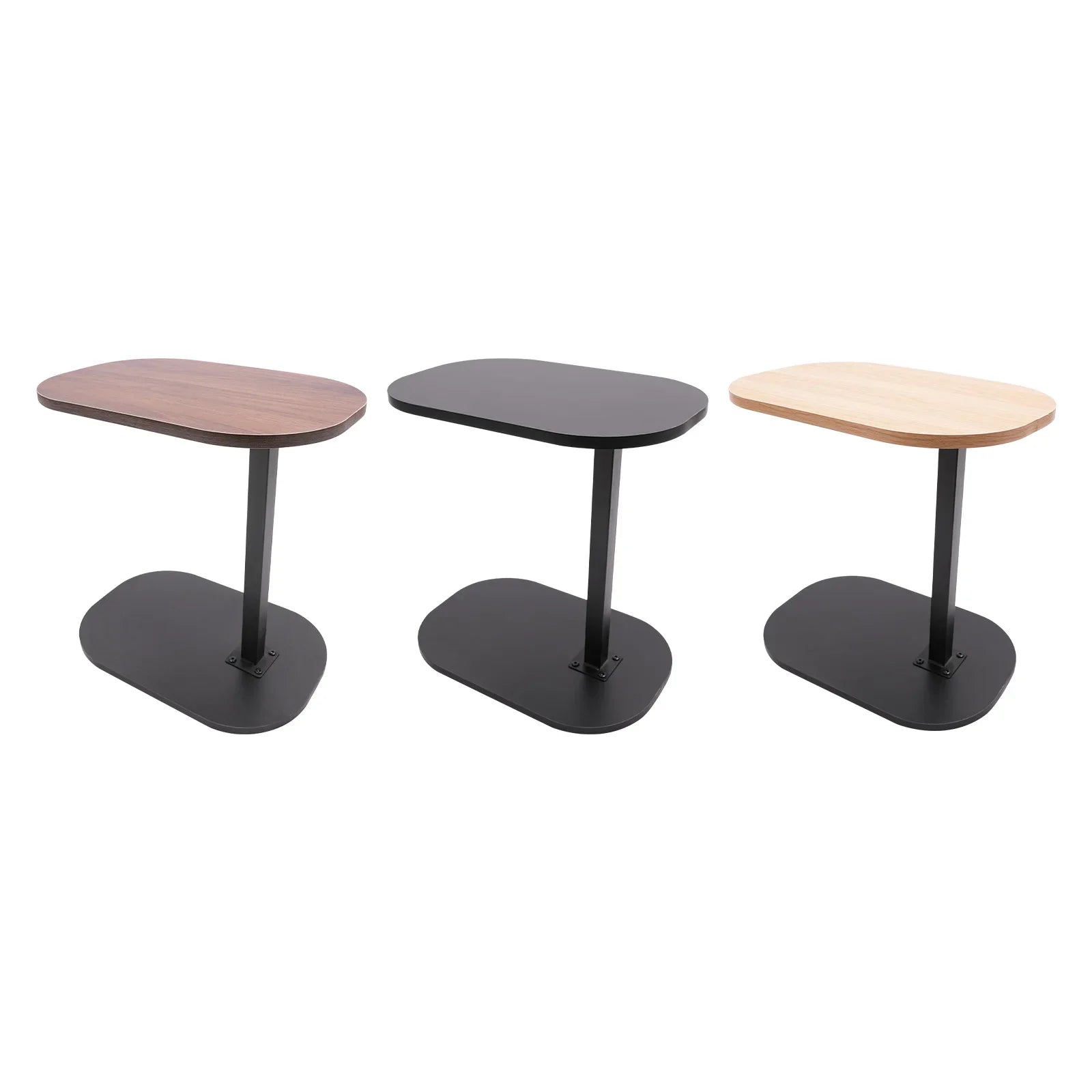 C-Shaped Side Table, Height Adjustable Coffee Table, Living Room Coffee Table, 360° Swivel and Multi-Angle Tilt for Living Room