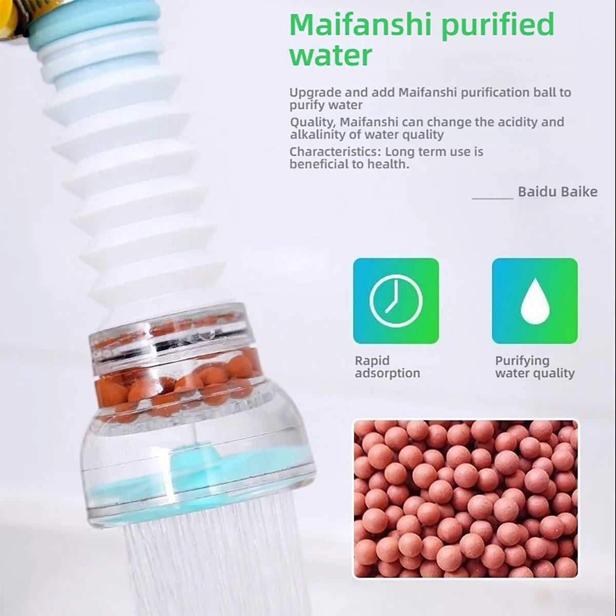 Universal 360 Rotation Faucet Bubbler Swivel Water Saving Economizer Head Shower Kitchen Faucet Nozzle Adapter Sink Accessories