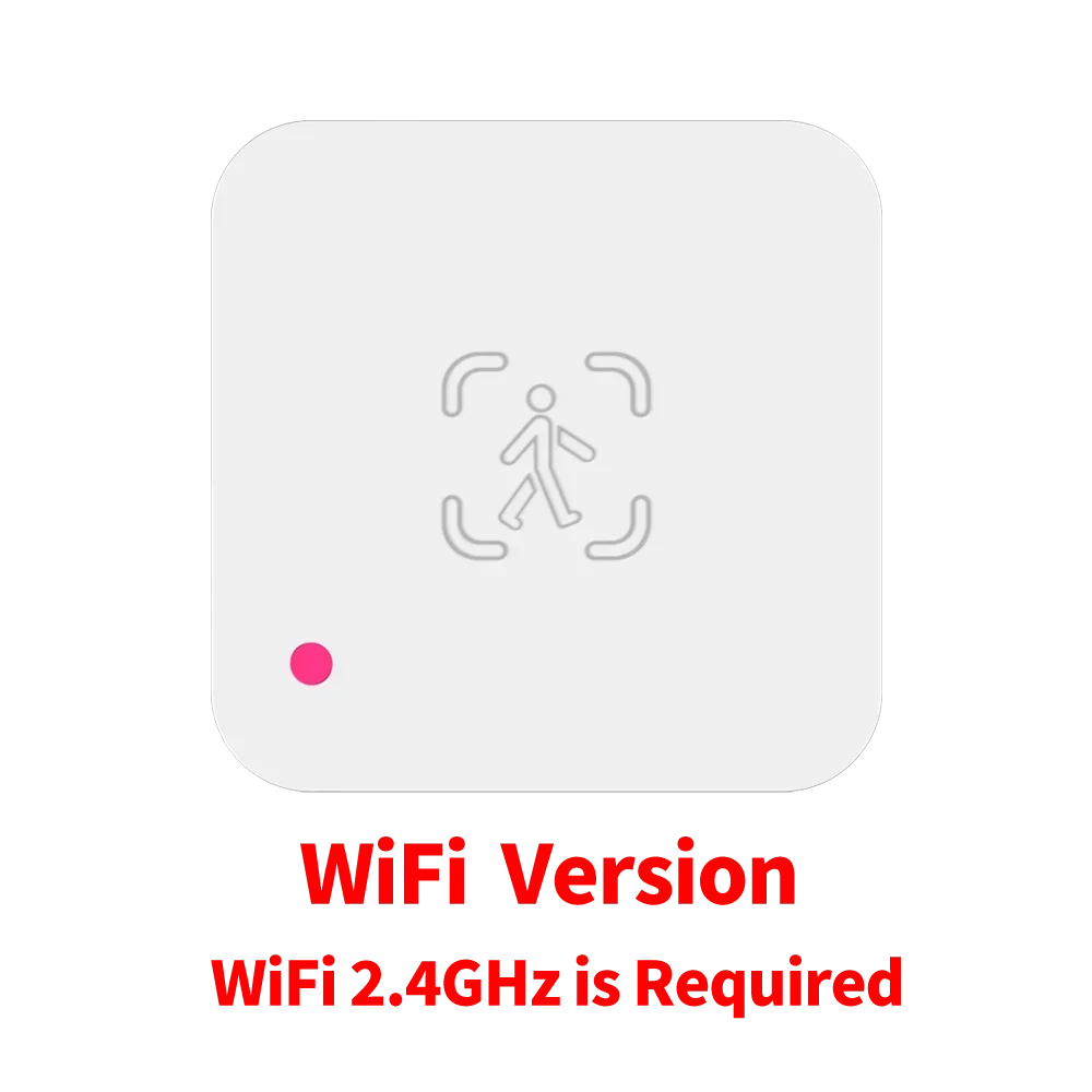 Tuya Zigbee WiFi  Human Presence Sensor MmWave Radar Detector With Luminance Sensor For Smart Home Smart Life replace PIR Sensor