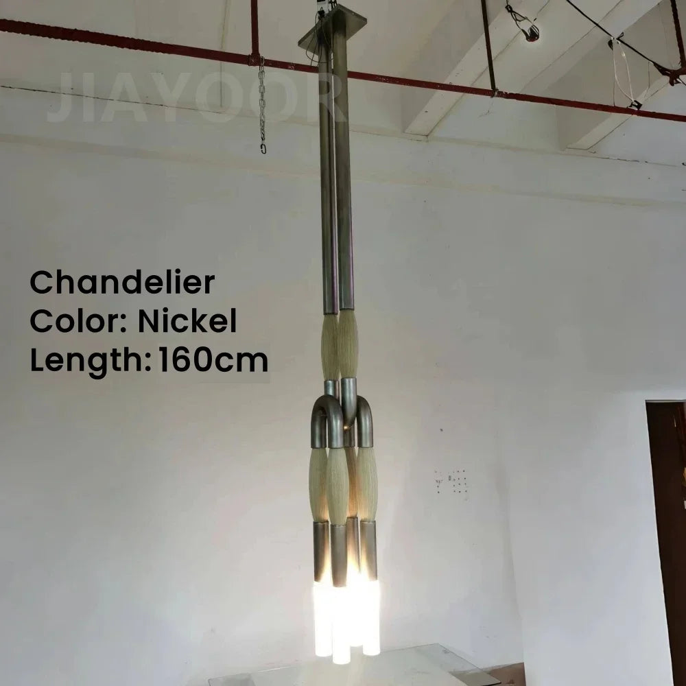 Horsehair Kitchen Chandelier Luxury Retro Copper Decoration LED Villa Lights Bedroom Background Wall Light Living Room Wall Lamp