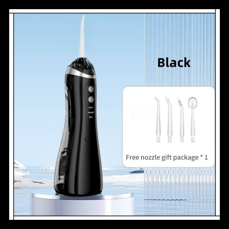 Multifunctional Electric Water Floss 3 Cleaning Mode Oral Irrigator 4 Nozzle High Pressure Pulse For Cleaning Food Residue