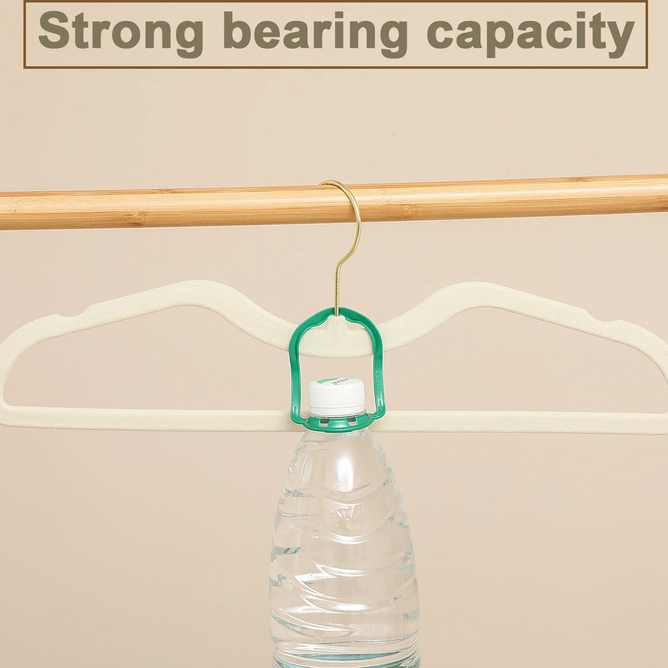 10pcsNew bedroom short neck plush anti slip plastic clothes hanger hanging pants rack enhances wardrobe space,sturdy and durable