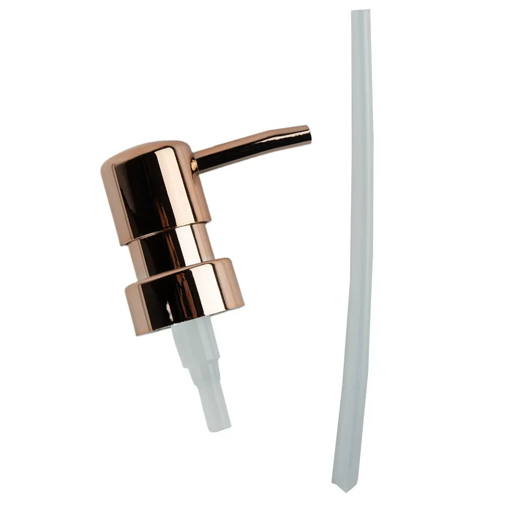 1 Set Premium Soap Pump Heads: 28 Thread, ABS Round Head Lotion Dispenser for Bath Bottles, Press Nozzle Design for Easy Use