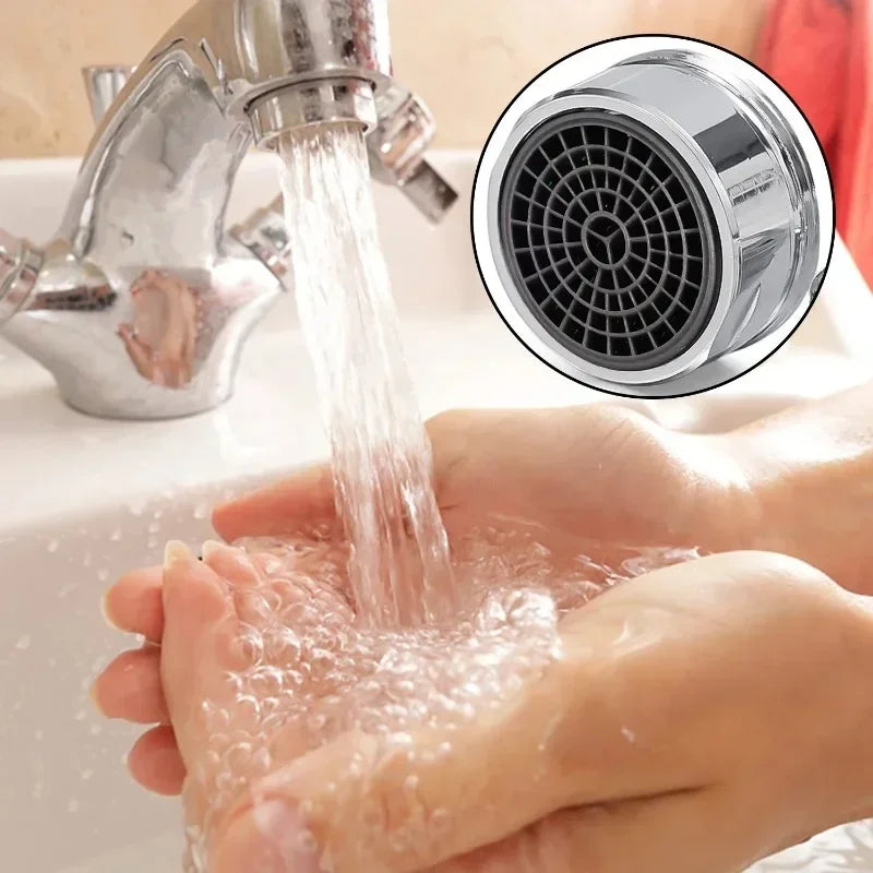 Bathroom 24mm Faucet Aerator Water Saving Tap Insert Nozzle Thread Taps Bubbler Filter Replaceable Parts Kitchen Faucet Strainer
