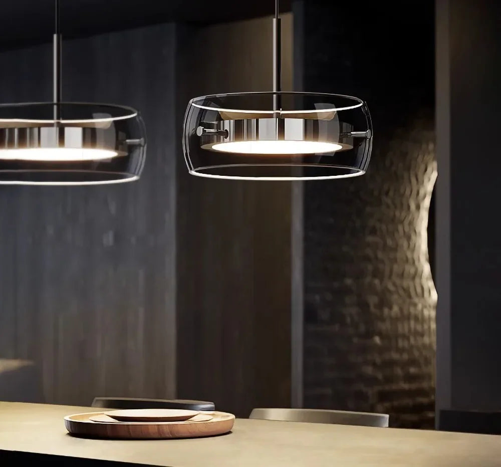 Glass Pendant Lights Modern Plating For Living Room Bedroom Restaurant Bar Hotel Indoor Warm Light Decorative LED Lighting