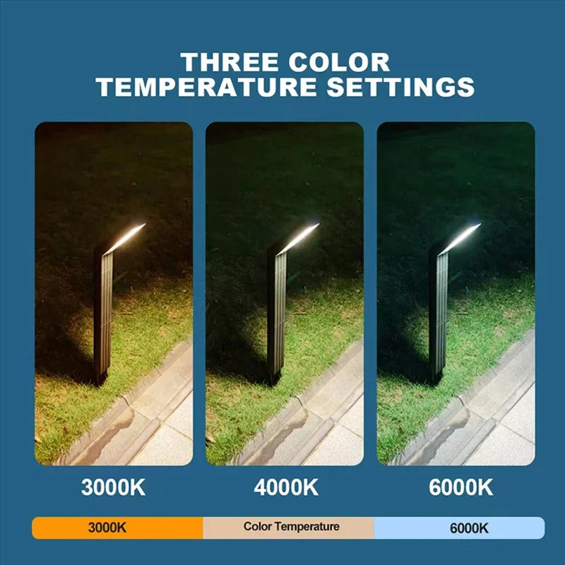 Solar Outdoor Lights Pathway Spotlights Light Solar IP65 Waterproof Garden Lamp for Outside Landscape Path Yard Walkway