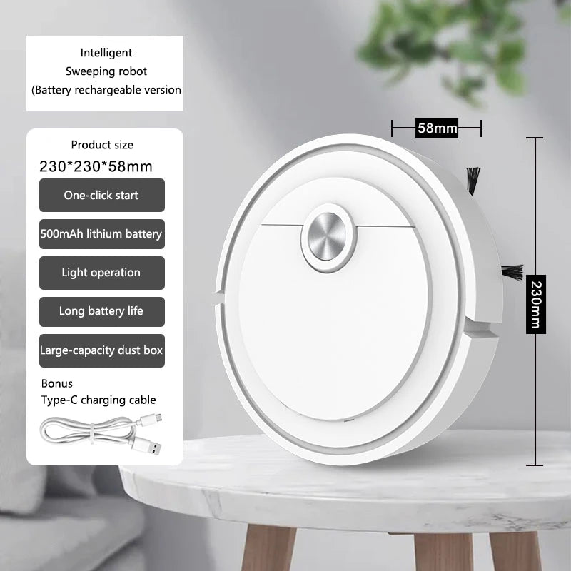 Midea Smart Sweeping Robot 3-in-1 Smart Cleaner Household Rechargeable Fully Automatic Vacuum Cleaner Dust Hair Strong Suction