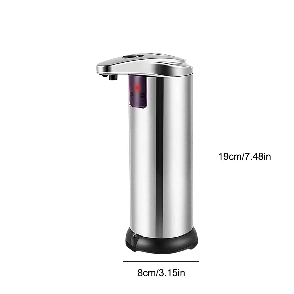 Automatic Soap Dispenser Touchless Liquid Hand Soap Dispenser Stainless Steel Electric Soap Dispenser for Bathroom Kitchen