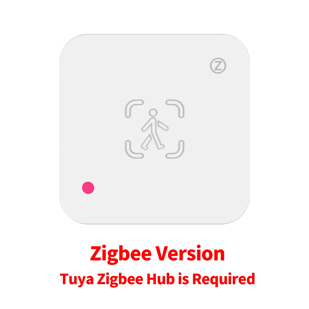 Tuya Zigbee WiFi  Human Presence Sensor MmWave Radar Detector With Luminance Sensor For Smart Home Smart Life replace PIR Sensor