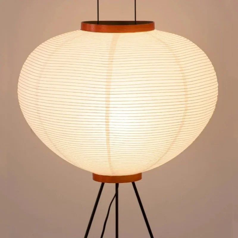 Japanese Wabi Sabi Style Desk Lamp Study Bedroom Lamp  Living Room Style Dormitory Rice Paper Decoration Floor Lamp