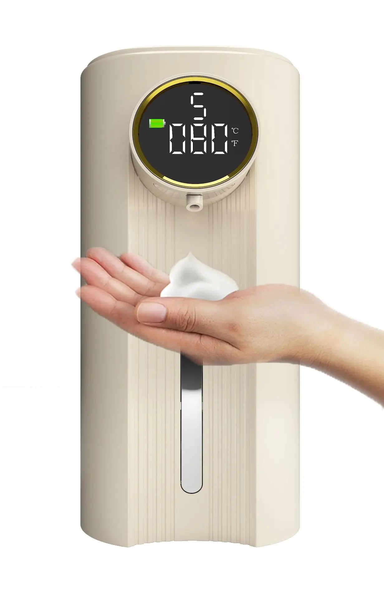 Automatic Foam Soap Dispenser IPX6 Infrared Motion Sensor Hand Sanitizer With wall hanging LED Display Liquid Soap Dispensers