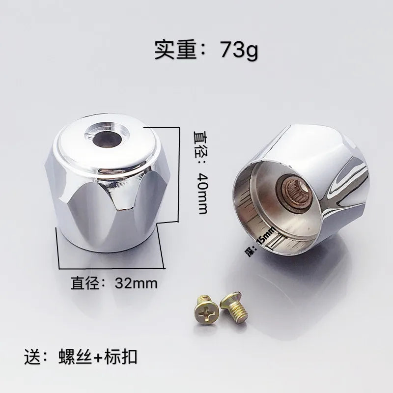 Faucet Handle Universal Washbasin Replacement Handle Knob Hot Cold Sink Tap Switch for Kitchen Bathroom Hardware Accessories