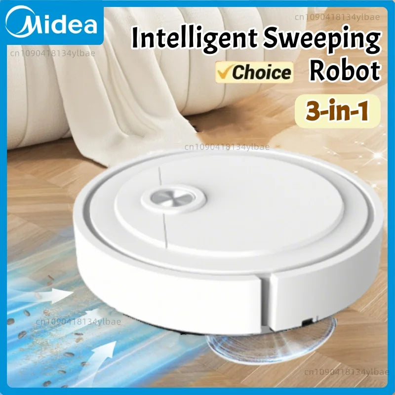 Midea Smart Sweeping Robot 3-in-1 Smart Cleaner Household Rechargeable Fully Automatic Vacuum Cleaner Dust Hair Strong Suction