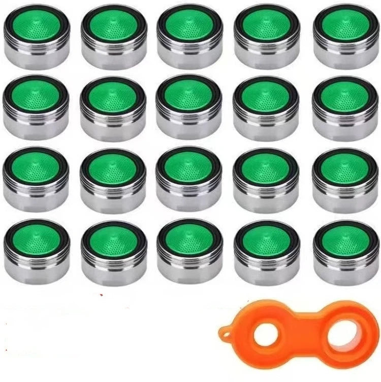 Bathroom 24mm Faucet Aerator Water Saving Tap Insert Nozzle Thread Taps Bubbler Filter Replaceable Parts Kitchen Faucet Strainer