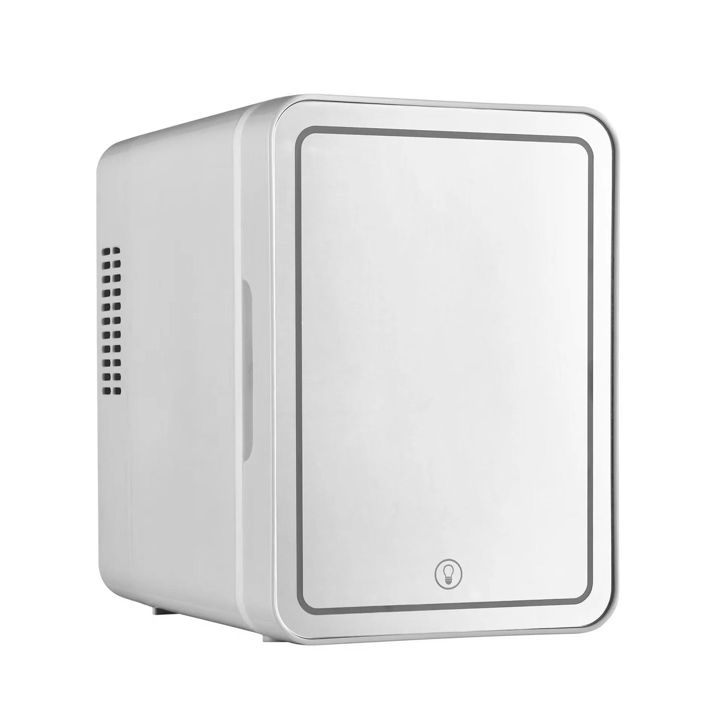 Skincare Fridge With Dimmable LED Light Mirror 4L Makeup Mini Fridge for Bedroom, Car, Office Portable Small Refrigerator