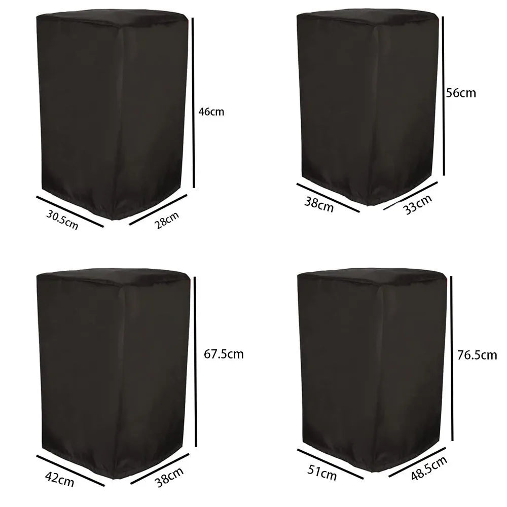 Oxford cloth speaker dust cover Multimedia metal audio cover Dust and waterproof protective cover 210D black silver Oxford cloth