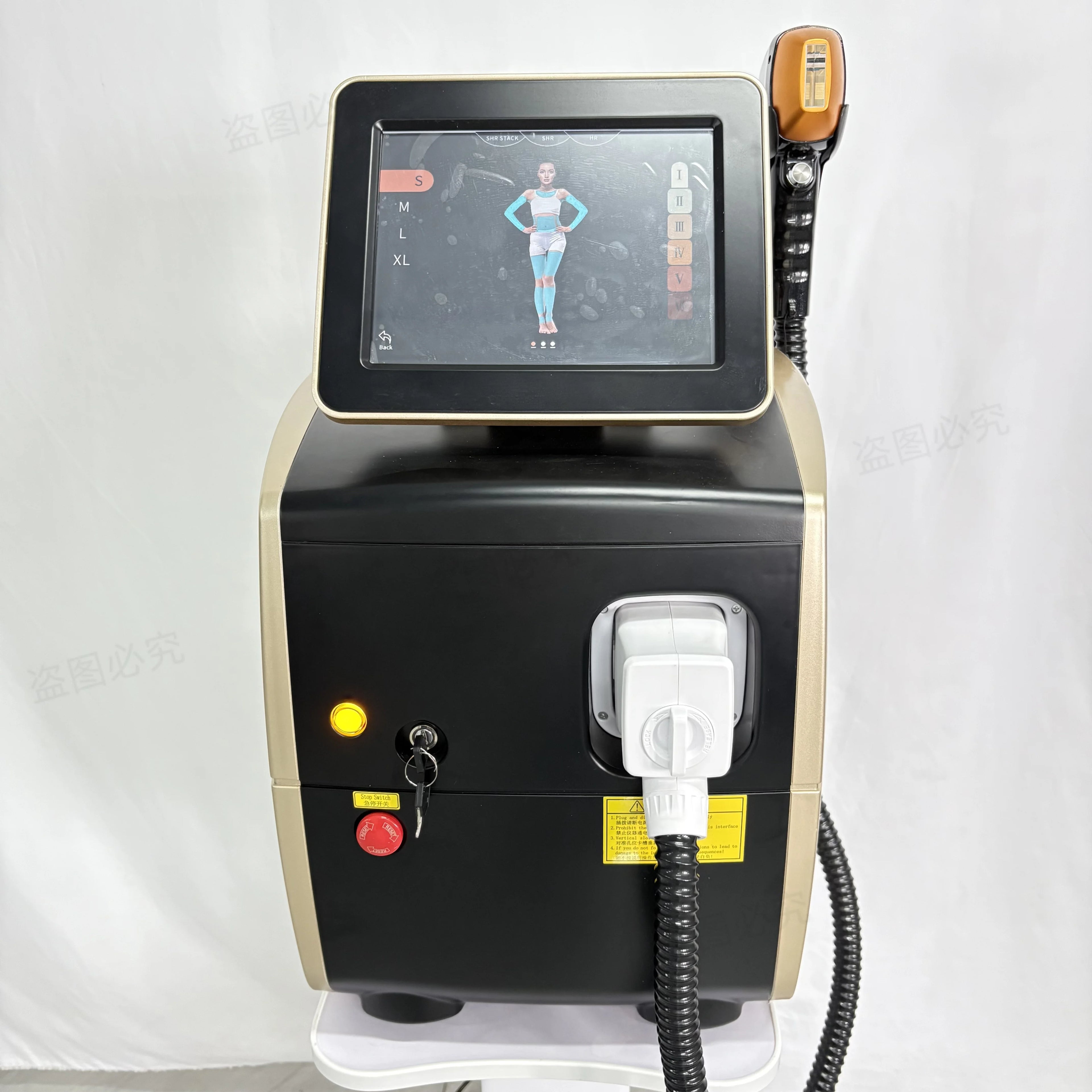 4000W proTitanium Ice Platinum Freezing point painless Alexandrit 755 808 1064nm Machine Painless laser Hair Removal Machine