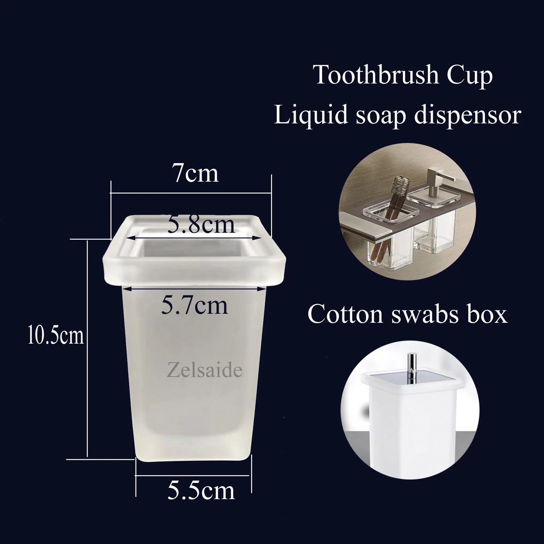 bathroom wall mounted square glass soap dish, liquid soap dispenser, toilet brush holder, toothbrush cup with SUS304 rack