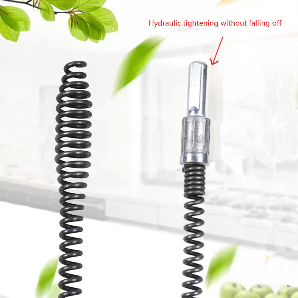 1/2/3/4/5/8/10M Pipe Dredging Tool Spring Pipe Sewer Pipe Unblocker Bathroom Kitchen Drain Cleaner Sink Basin Clogged Remover