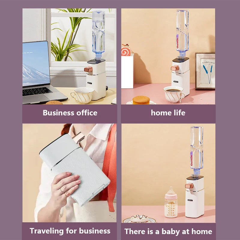 3s Instant Hot Water Dispenser, Baby Bottle Formula Dispenser, Mineral/Bottled Water Dispenser, Water Warmer for Travel, Hotel
